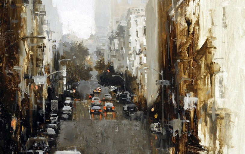Дождливый Сан-Франциско на полотнах Hsin-Yao Tseng