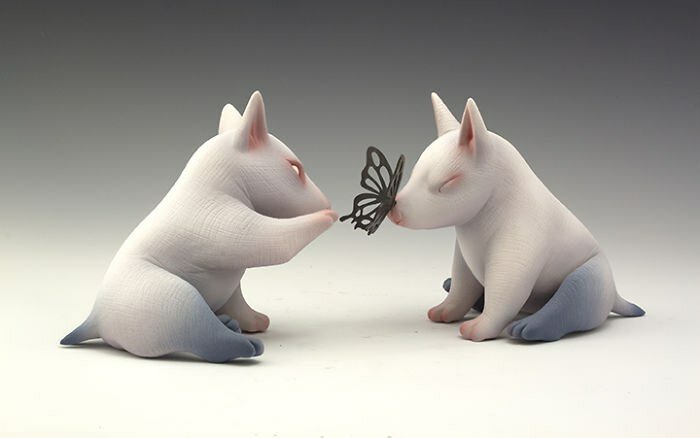Странные создания из керамики от Эрики Санада. Жуткие и прекрасные.