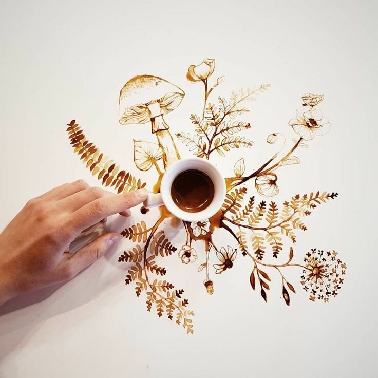 Рисование за чашечкой кофе: необычные миниатюры Джулии Бернаделли