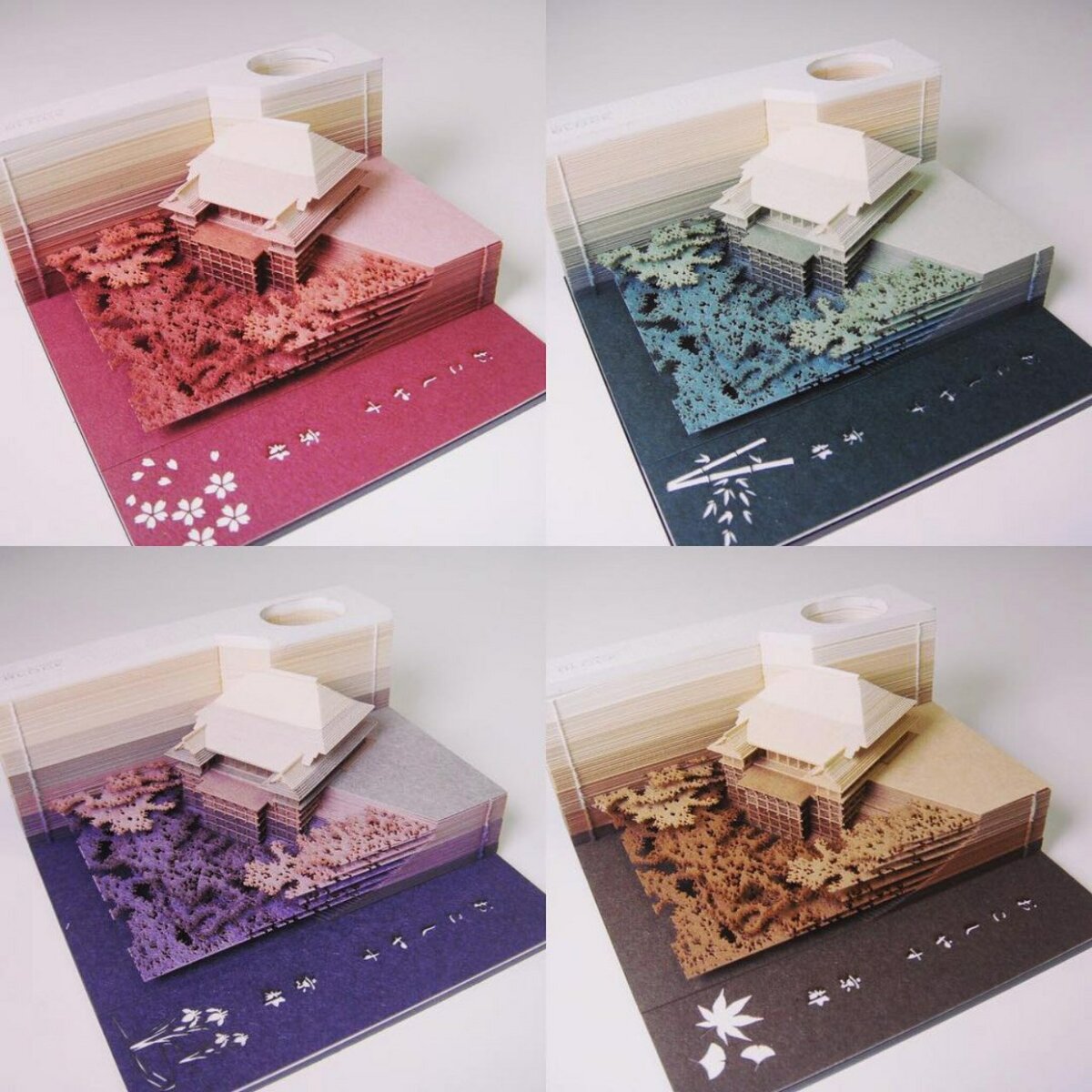 Удивительные блокноты из серии OMOSHIROI BLOCK. Они превращаются в бумажные миниатюры! 😲